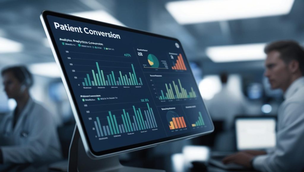 Healthcare PPC Dashboard Showing Patient Conversions